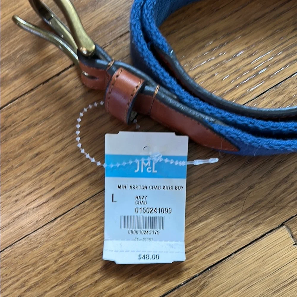 J McLaughlin Blue and Brown Boy’s Belt